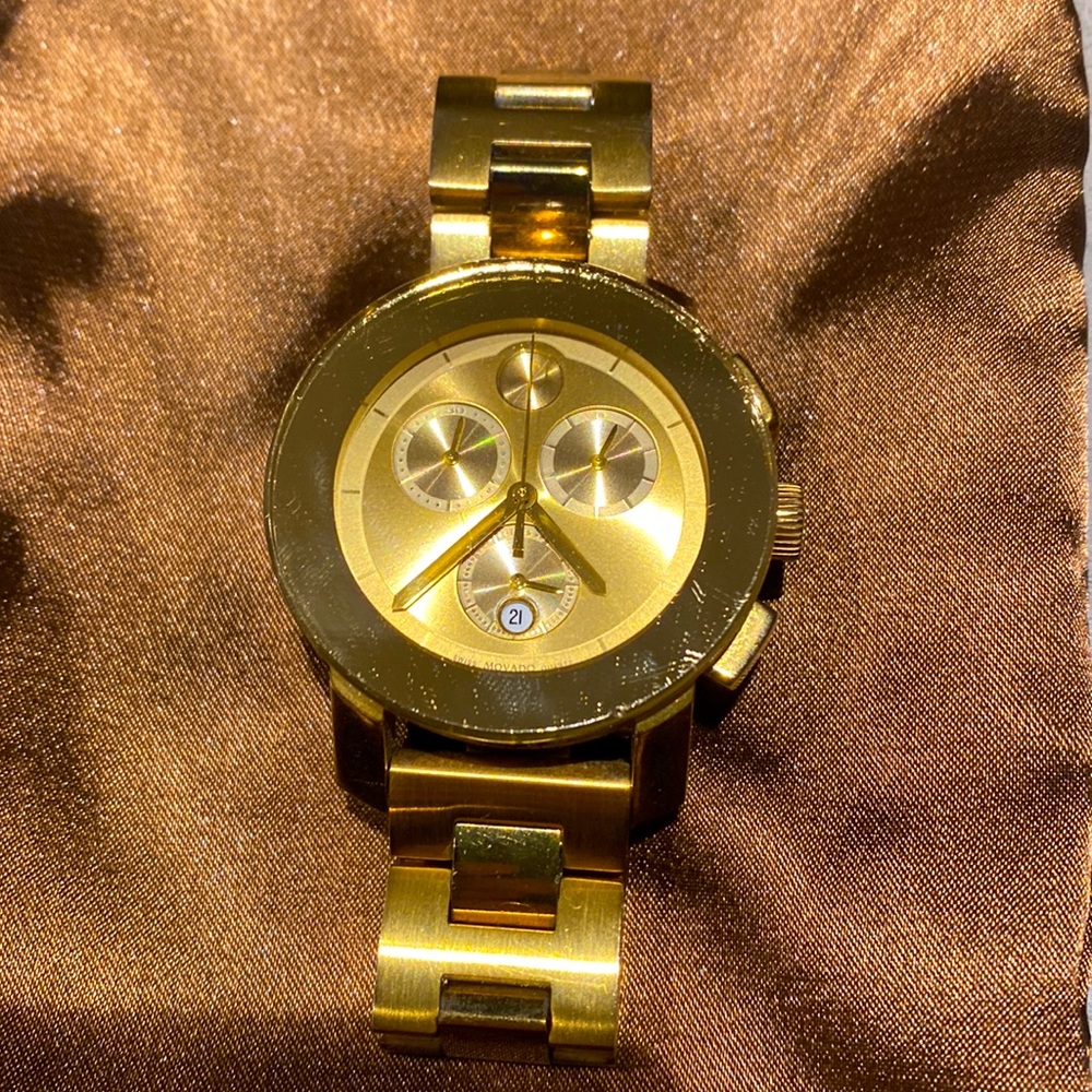 Movado BOLD gold watch